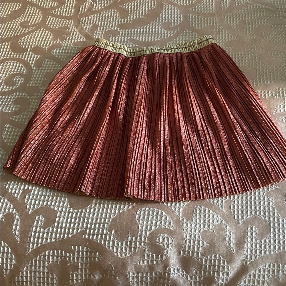 Pleated Pink Skirt for Kids